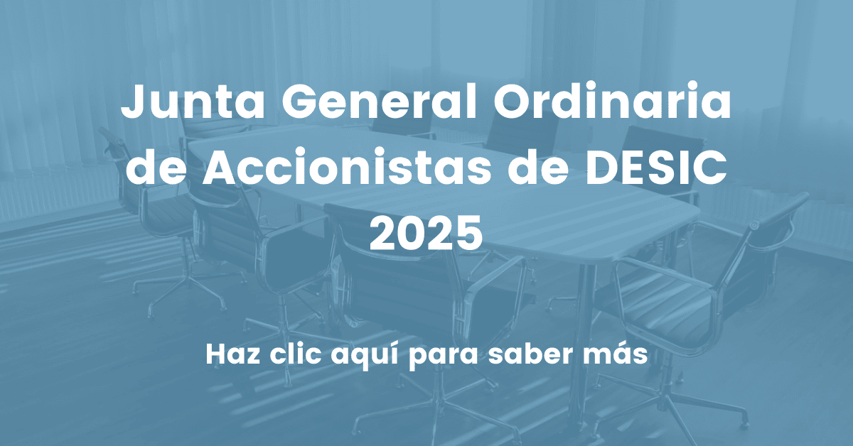 Junta General Ordinaria de Accionistas de DESIC 2025